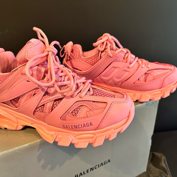 Balenciaga Triple S Clear Sole Royal/Jada Pink | Color: Pink | Size: C 40| - Picture 1 of 11